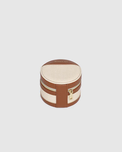 Louenhide Loz Jewellery Box - Canvas/Tan