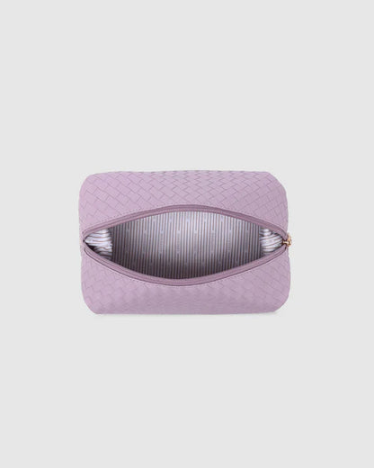 Louenhide Lucinda Woven Cosmetic Case - Lilac