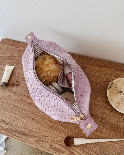 Louenhide Lucinda Woven Cosmetic Case - Lilac