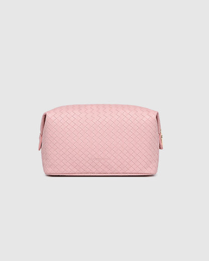 Louenhide Lucinda Woven Cosmetic Case - Pink