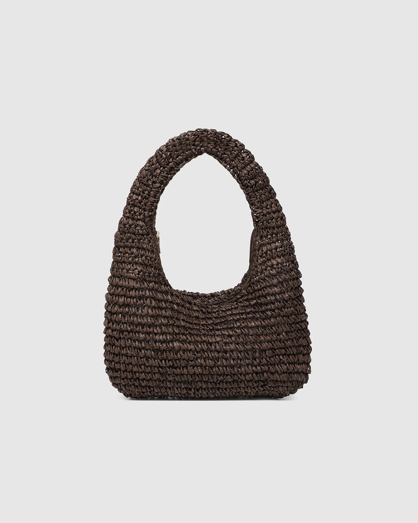 Louenhide Nellie Shoulder Bag - Raffia Chocolate