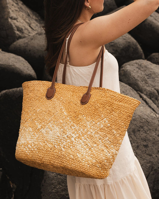 Louenhide Ava Basket Tote - Natural Raffia