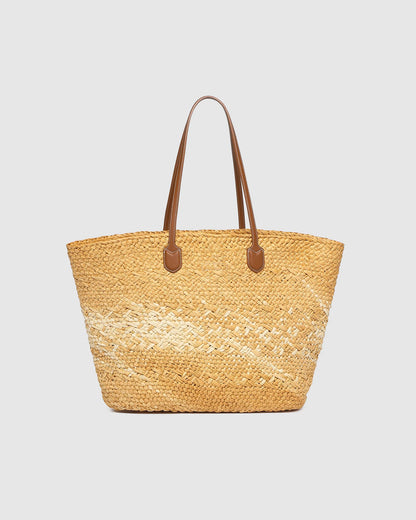 Louenhide Ava Basket Tote - Natural Raffia