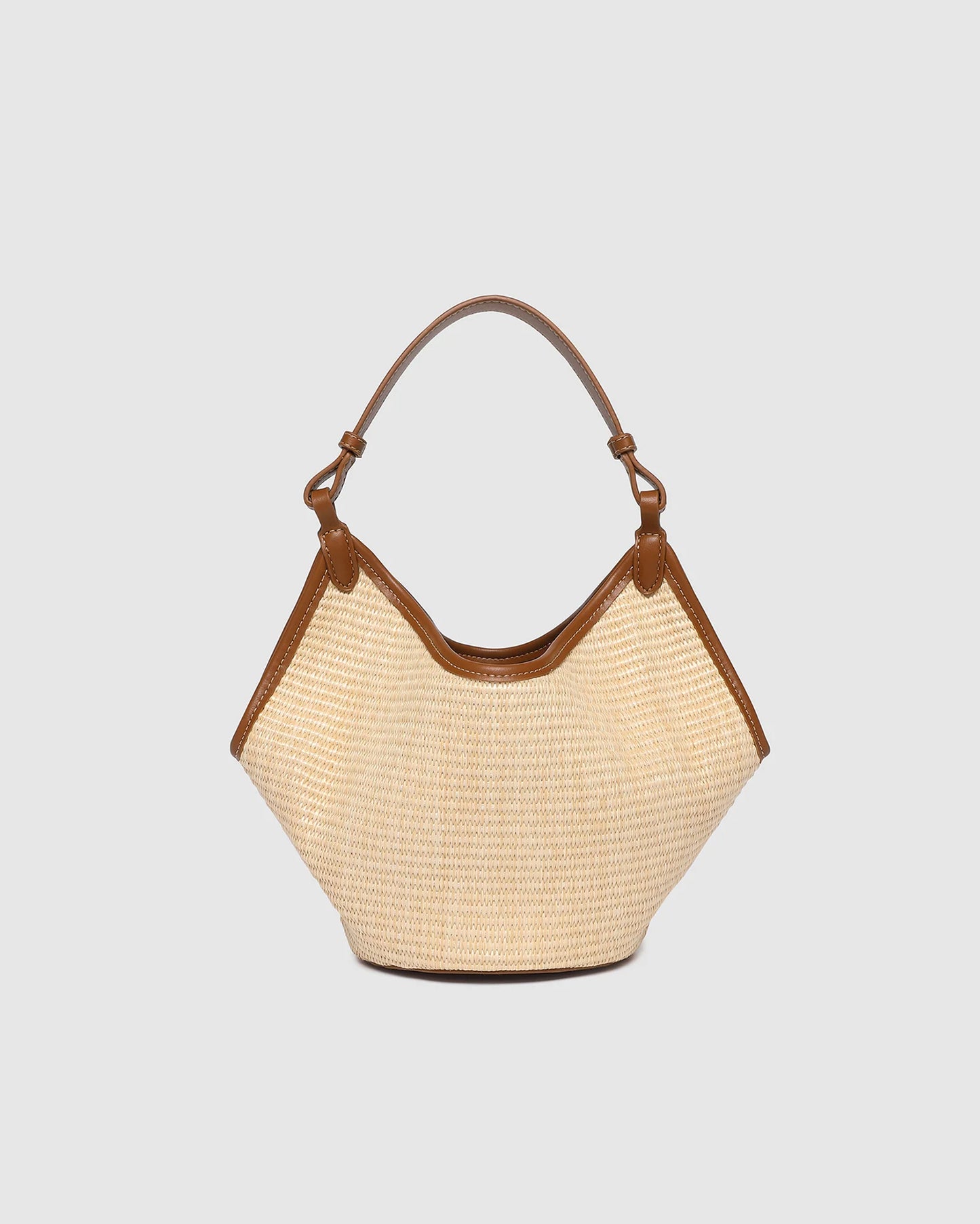 Louenhide Taya Mini Tote Bag - Raffia/ Tan