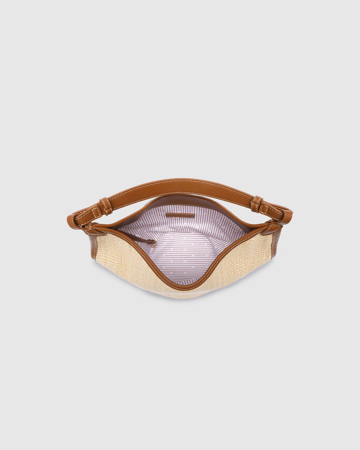Louenhide Taya Mini Tote Bag - Raffia/ Tan