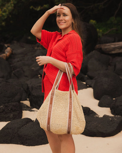 Louenhide Bali Beach Bag - Natural Tan