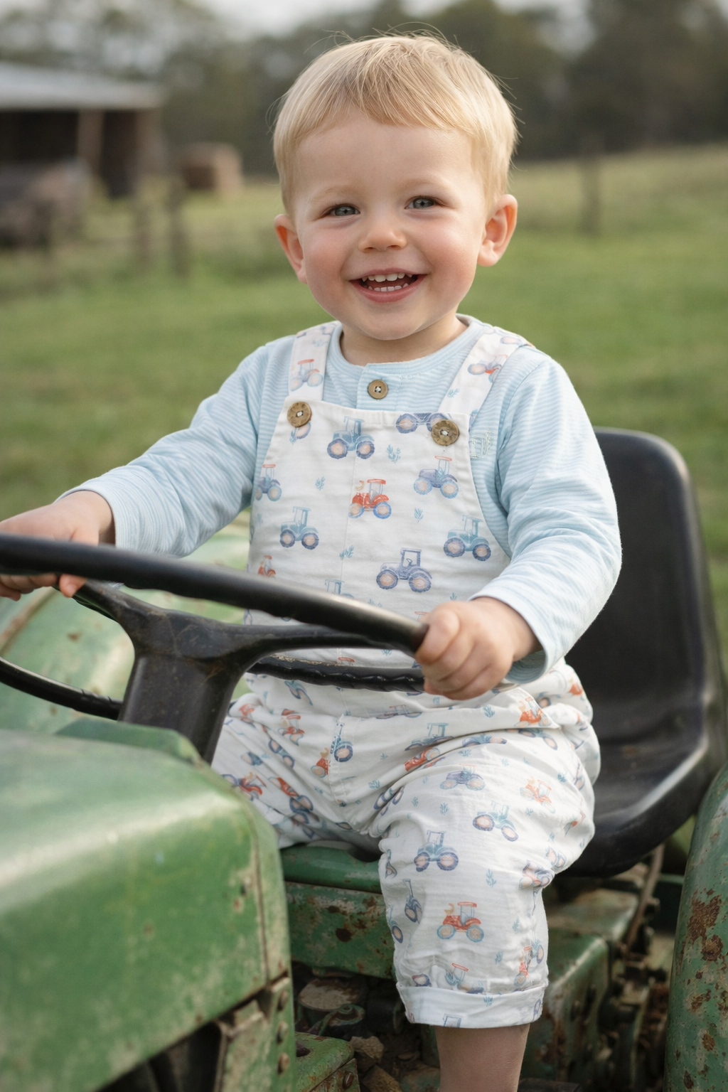 Tiny Twig Harvest Time Overalls