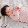Jujo Baby Luxury Cable Shwrap - Blush Pink