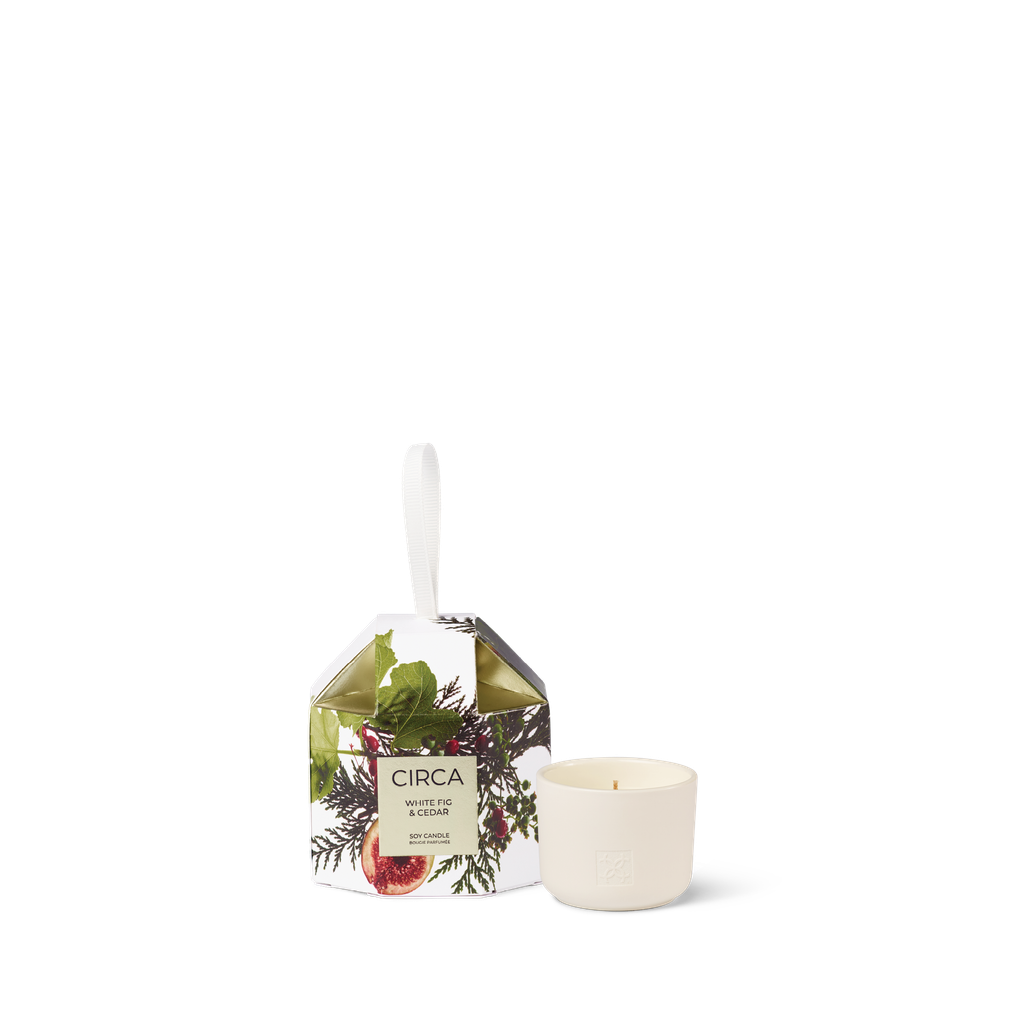 CIRCA - White Fig & Cedar Bauble Soy Candle 70g