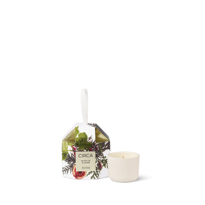 CIRCA - White Fig & Cedar Bauble Soy Candle 70g