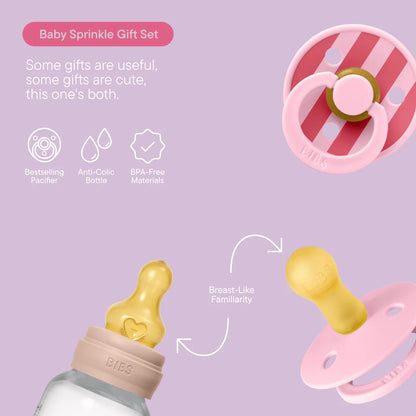 BIBS Gift Set, Baby Sprinkle - Blush