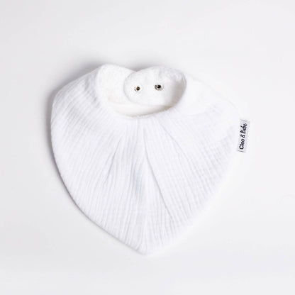 Snow White - Waterproof Bandana Bib