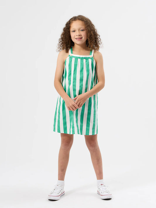 Happy Stripe A-Line Dress