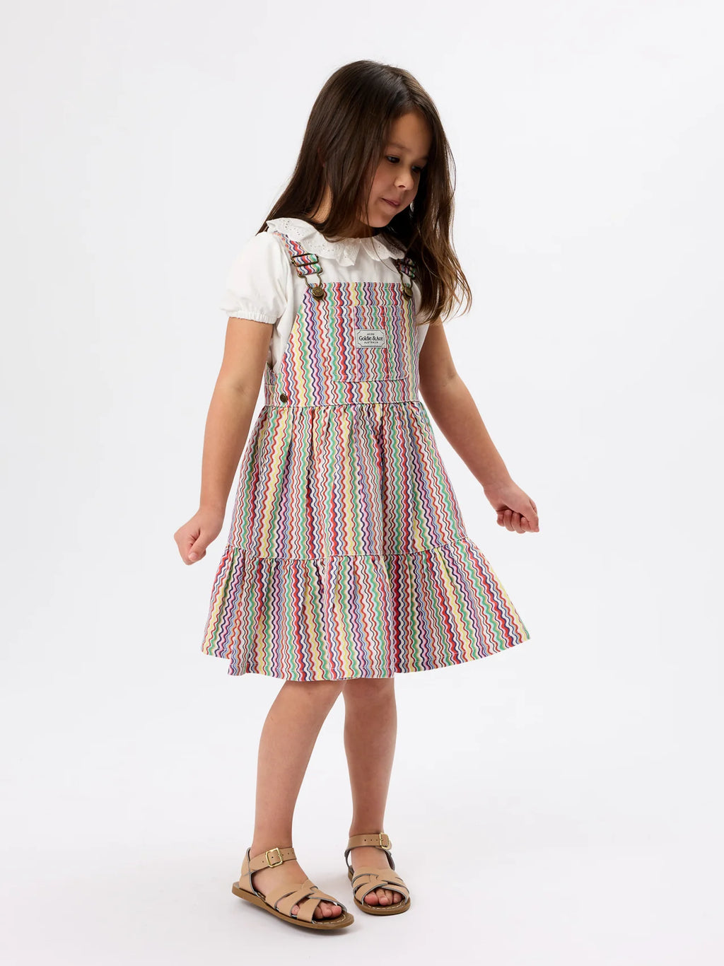 Goldie + Ace Ric Rac Tully Tiered Dress