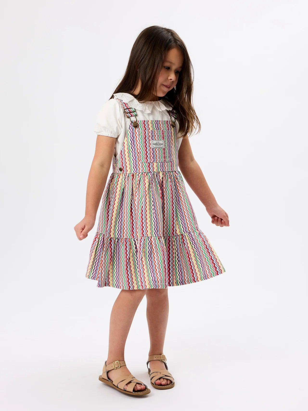 Goldie + Ace Ric Rac Tully Tiered Dress
