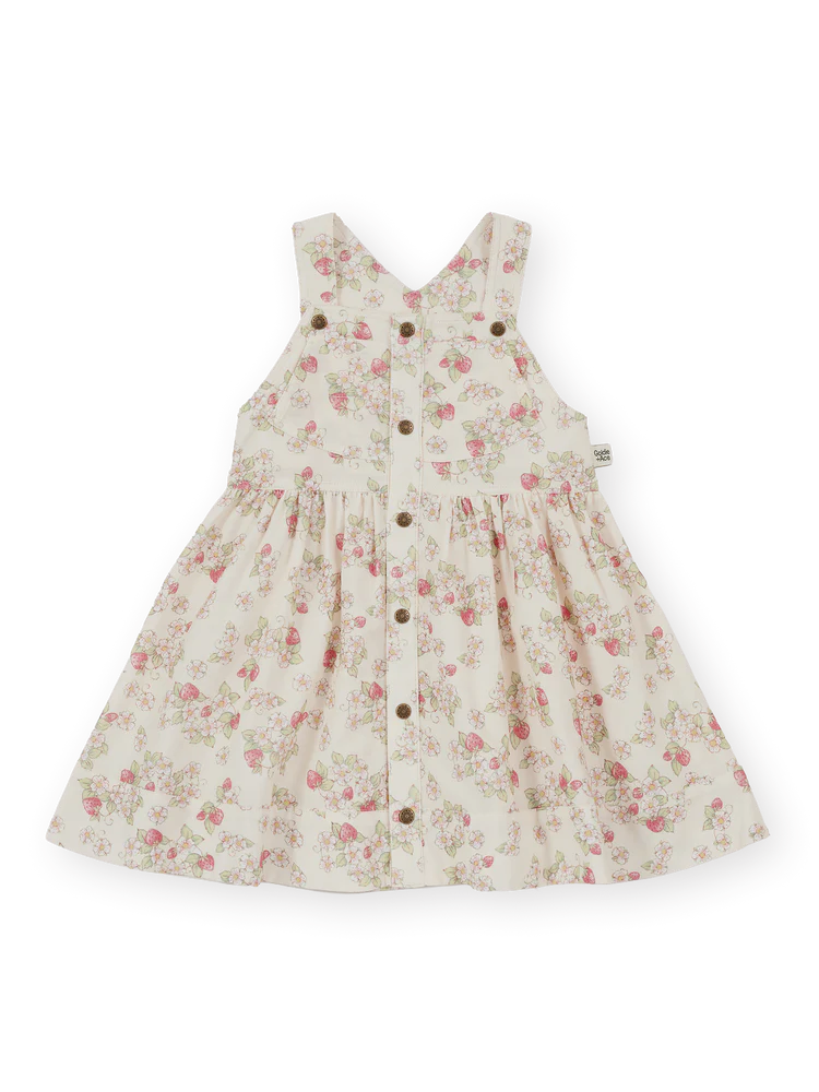 Goldie + Ace Strawberry Fields Pinafore Dress