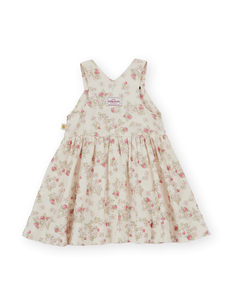 Goldie + Ace Strawberry Fields Pinafore Dress