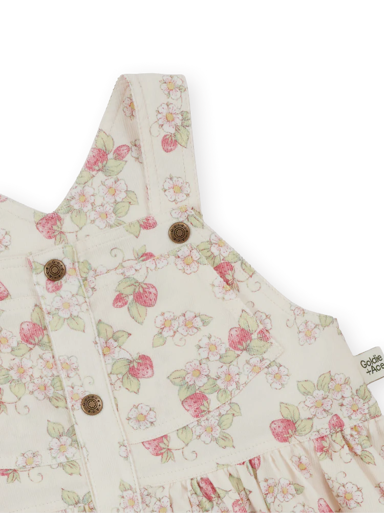 Goldie + Ace Strawberry Fields Pinafore Dress