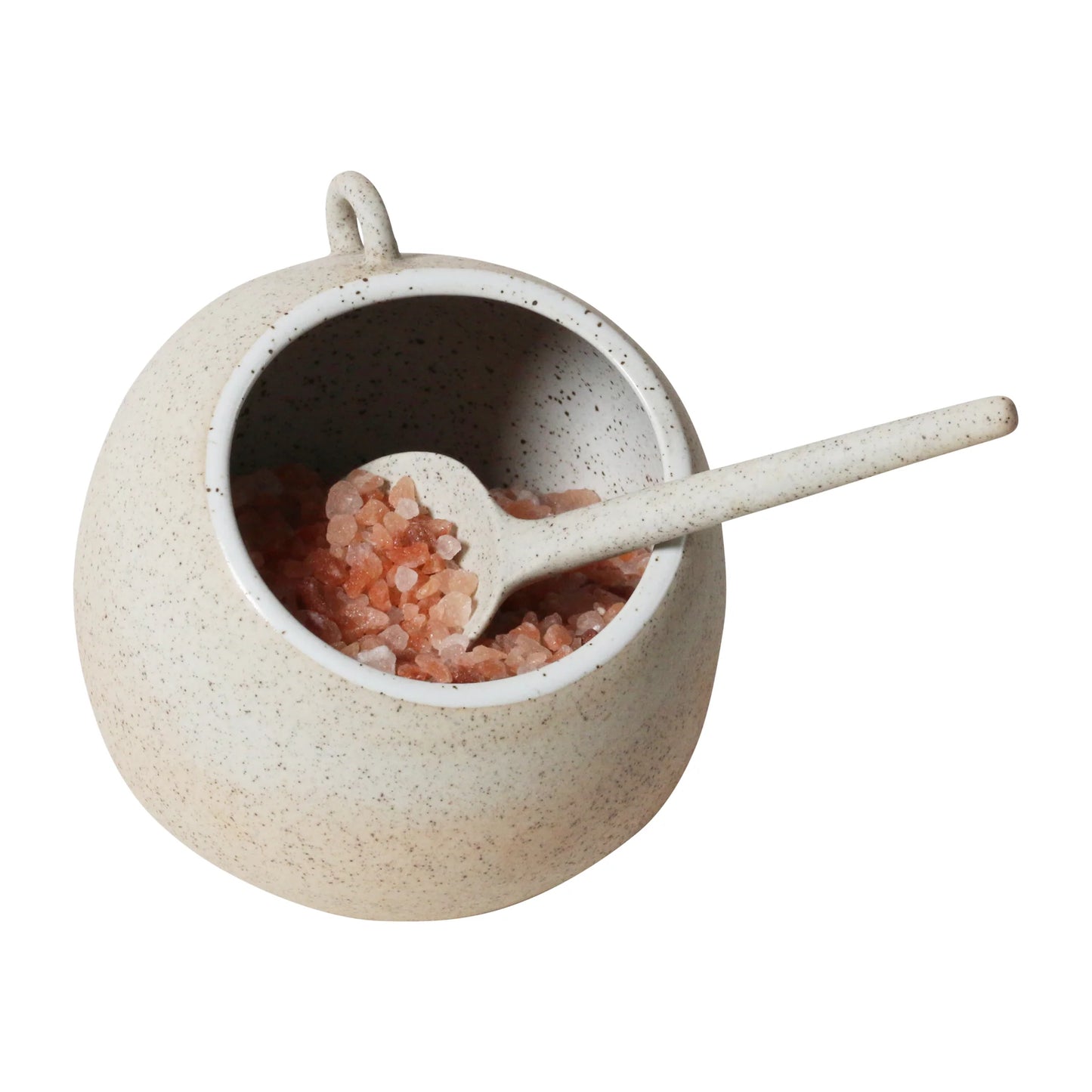Garden To Table Salt Pig with Spoon