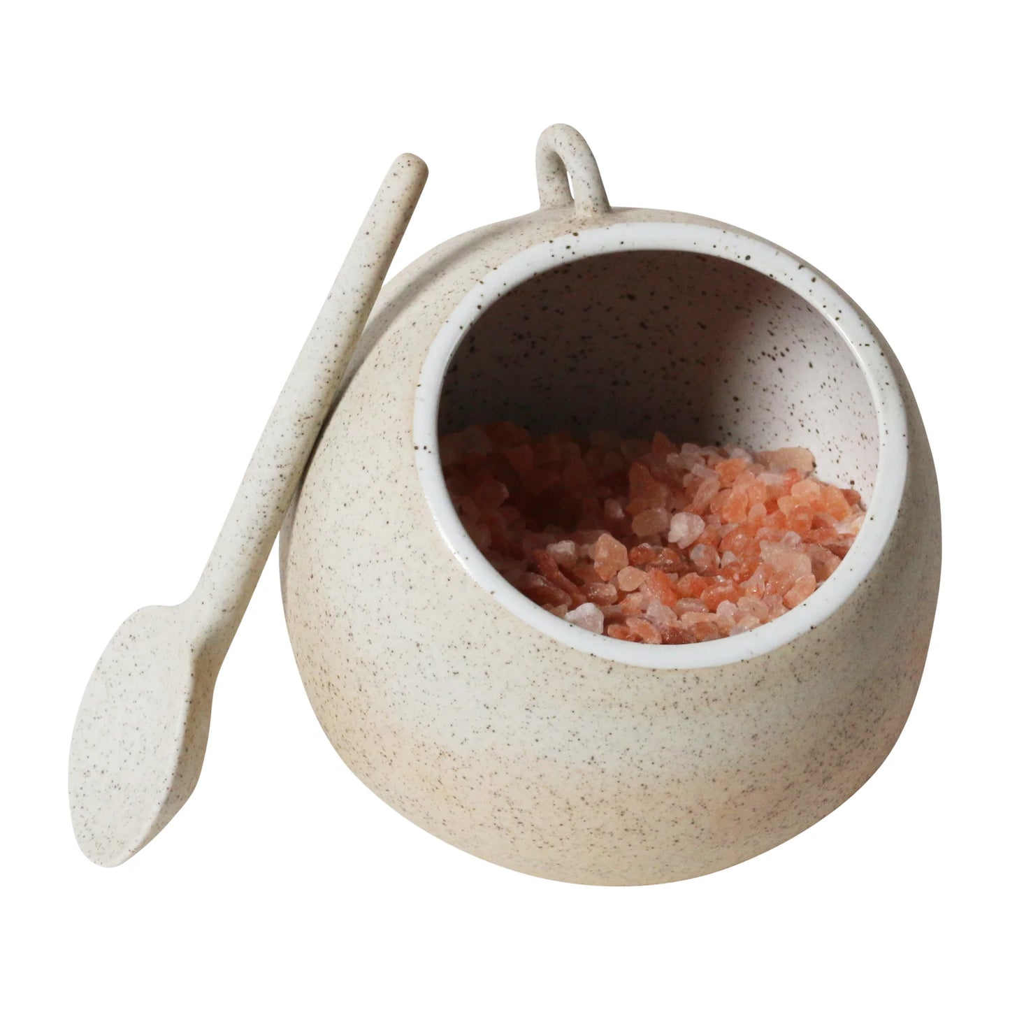 Garden To Table Salt Pig with Spoon