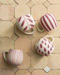 Robert Gordon Set of 4 Hug Me Mugs - Rose Brush