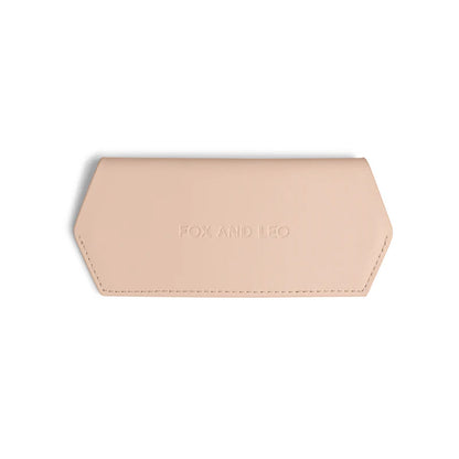 Fox & Leo Glasses Case - Blush