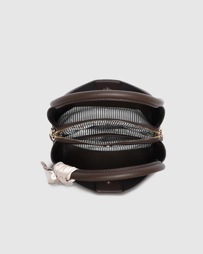 Louenhide Steffie Mini Tote Bag- Chocolate