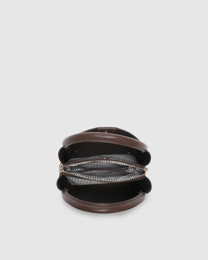 Louenhide Steffie Suedette Mini Tote Bag - Chocolate