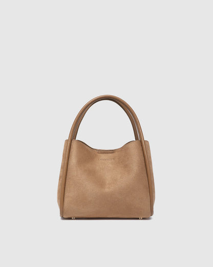 Louenhide Steffie Suedette Mini Tote Bag - Honey