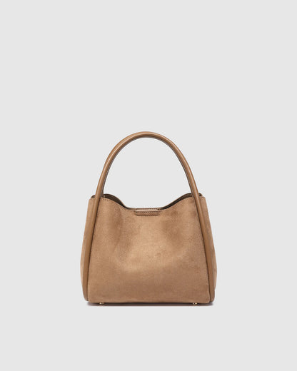Louenhide Steffie Suedette Mini Tote Bag - Honey