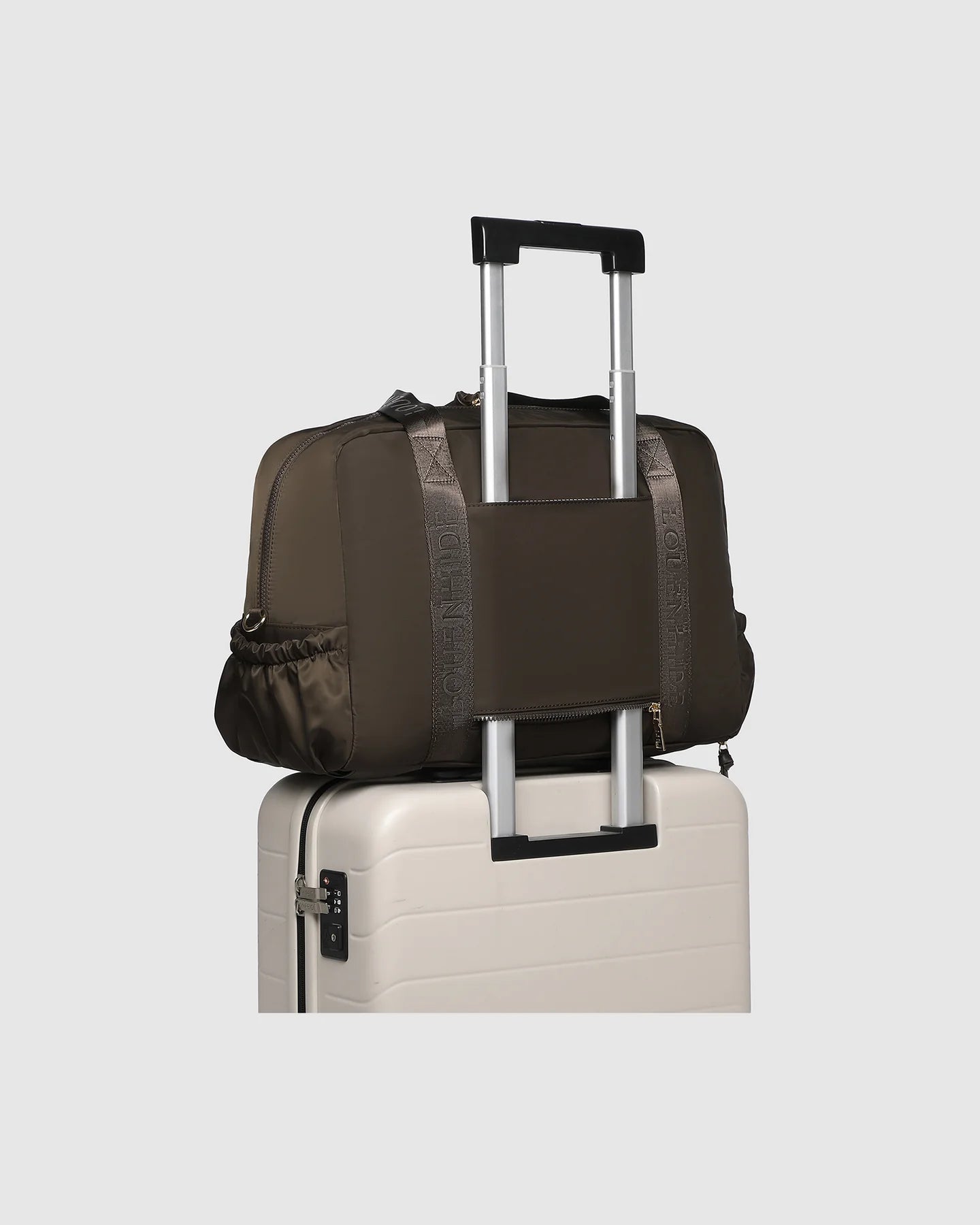 Louenhide Jenn Nylon Travel Bag - Chocolate