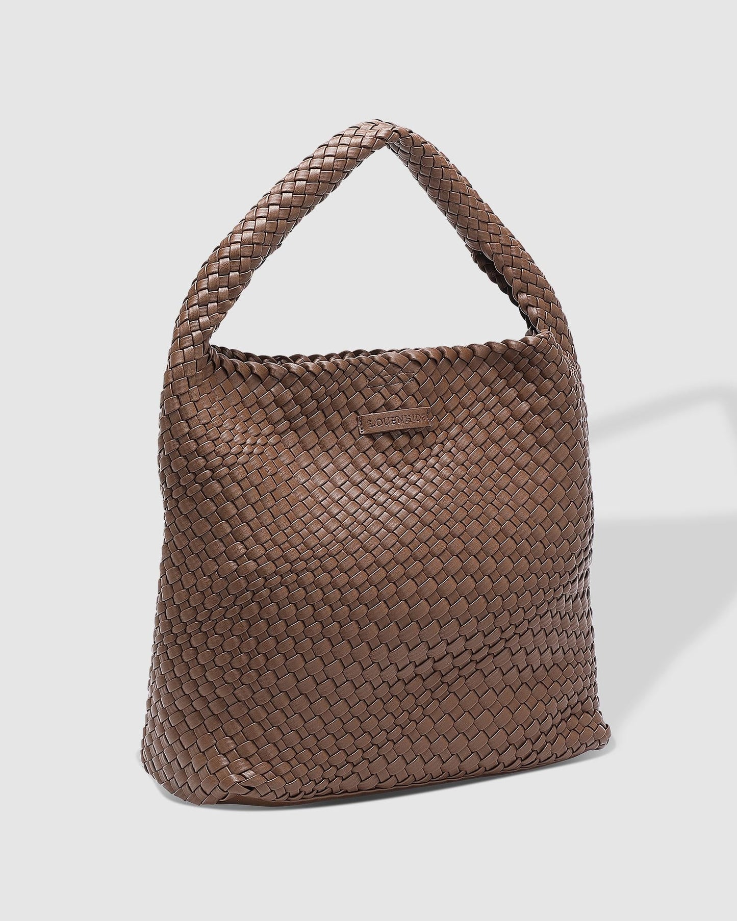 Gabby Woven Shoulder Bag | Chocolate