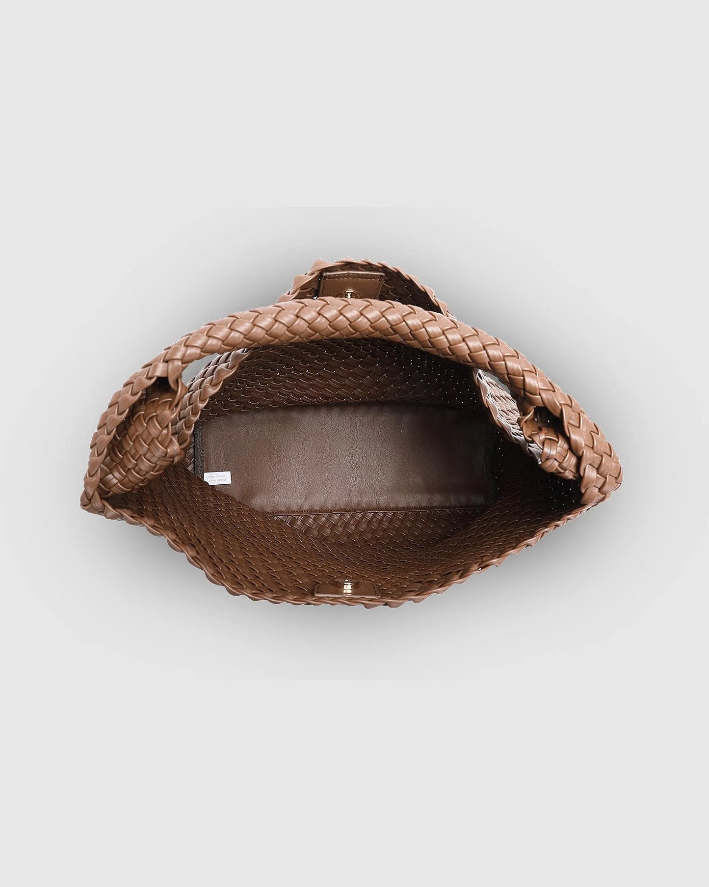 Gabby Woven Shoulder Bag | Chocolate