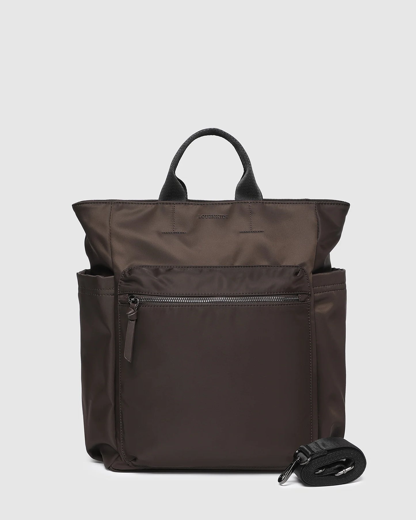 Louenhide Bronx Nylon Backpack - Chocolate