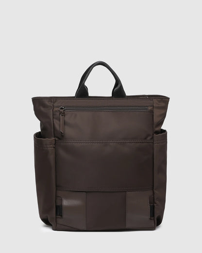 Louenhide Bronx Nylon Backpack - Chocolate