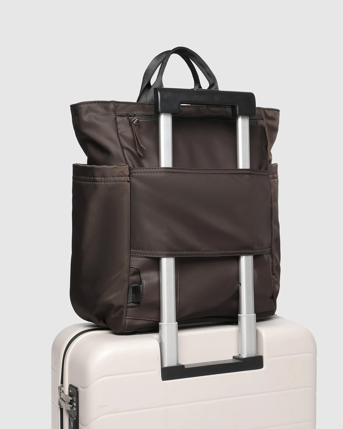 Louenhide Bronx Nylon Backpack - Chocolate