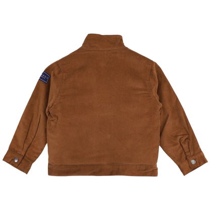 Sherpa Lined Cord Jacket | Chestnut