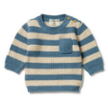 Wilson & Frenchy Knitted Stripe Pocket Jumper