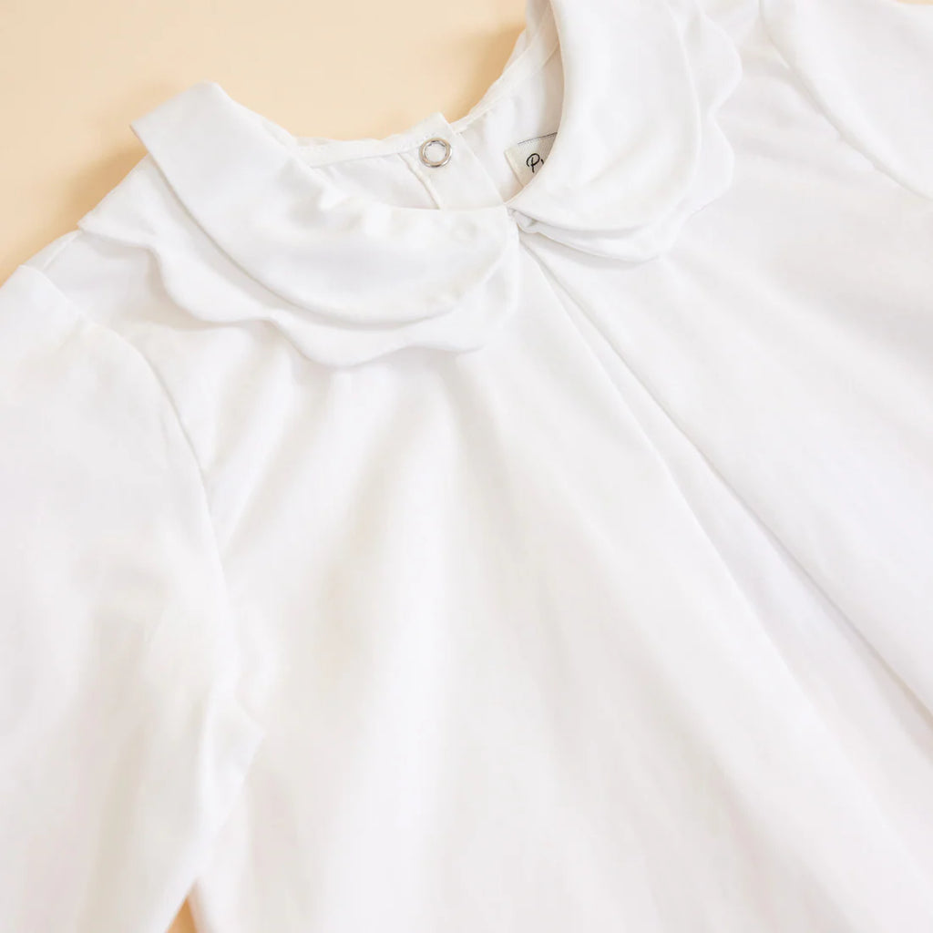 Prudie & Primmie Collared Shirt - Milk White