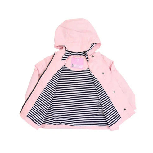 Korango Microfibre Pink Raincoat Cotton Lined