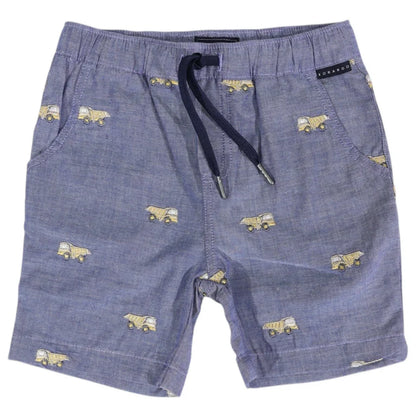 Korango Truck Chambray Short  - Dark