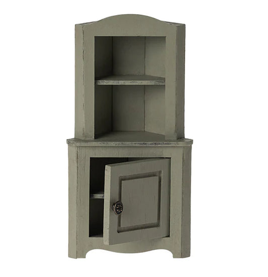 Maileg Mouse Corner Cabinet | Light Green
