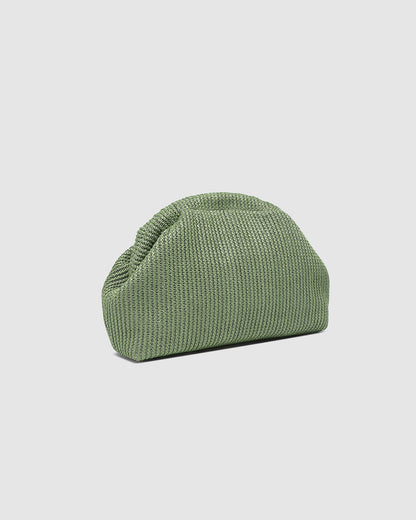 Louenhide Lotus Clutch | Sage Green