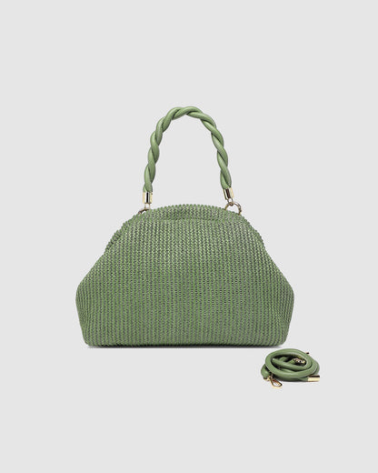Louenhide Lotus Clutch | Sage Green