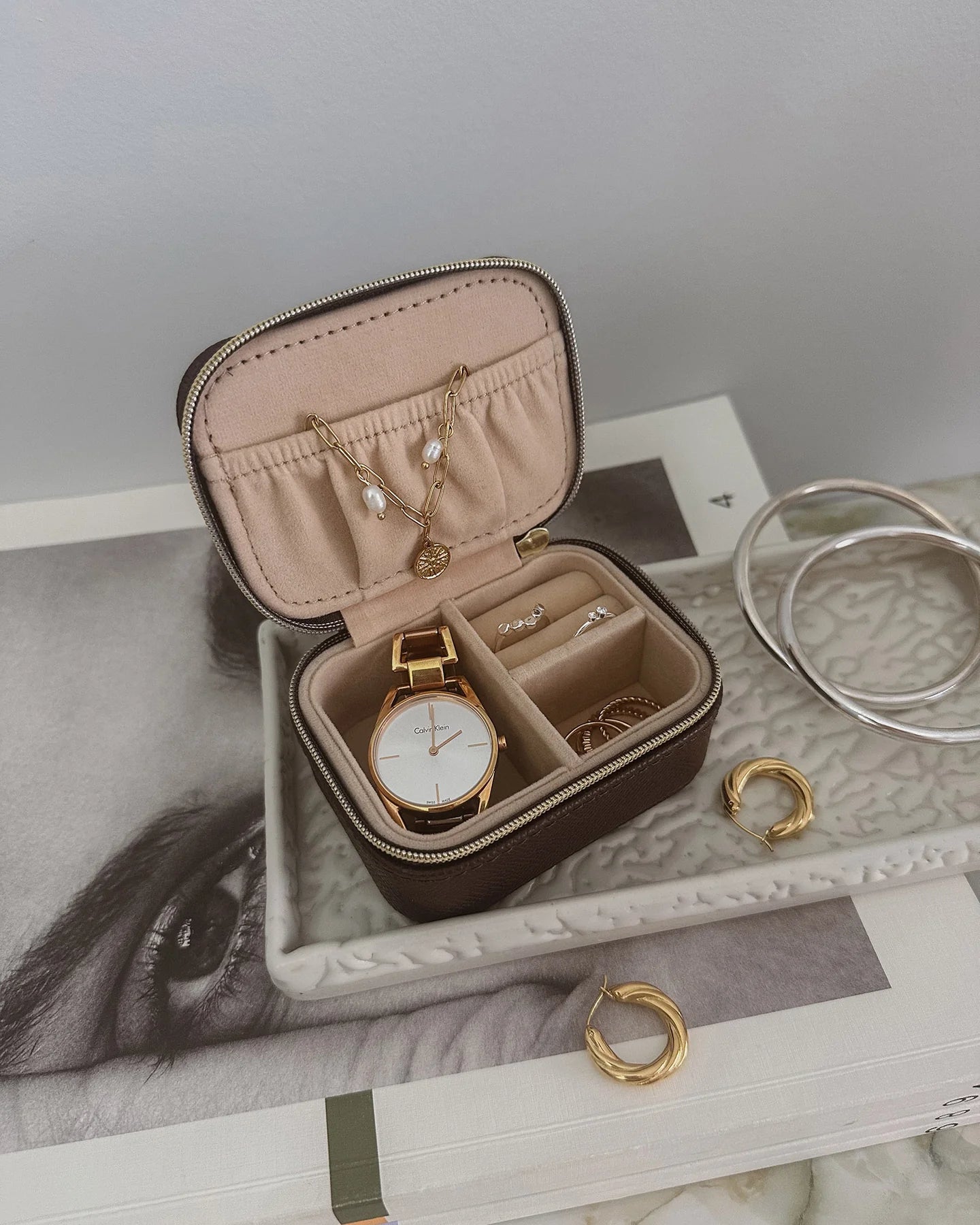 Louenhide Suzie Jewellery Box - Chocolate