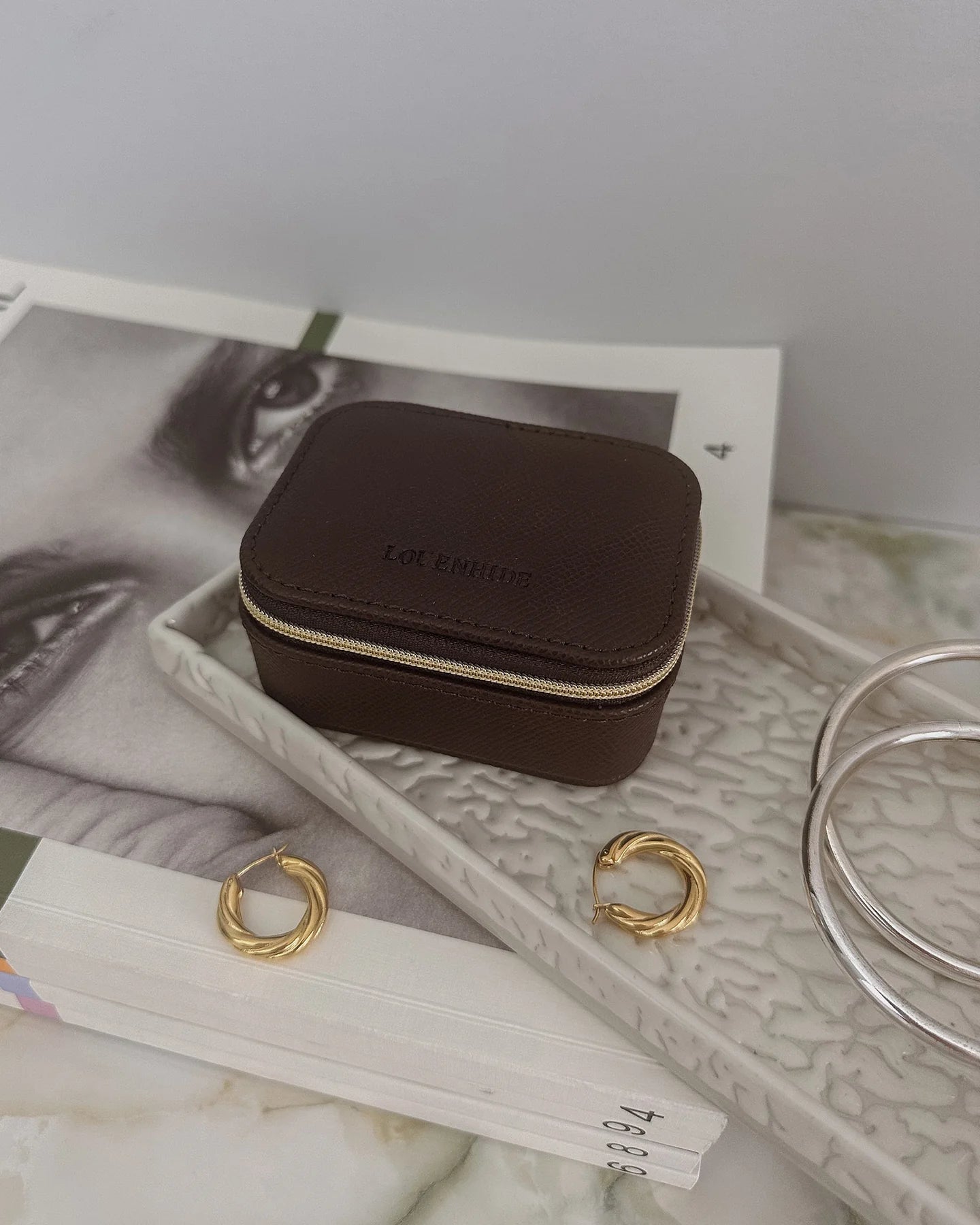 Louenhide Suzie Jewellery Box - Chocolate