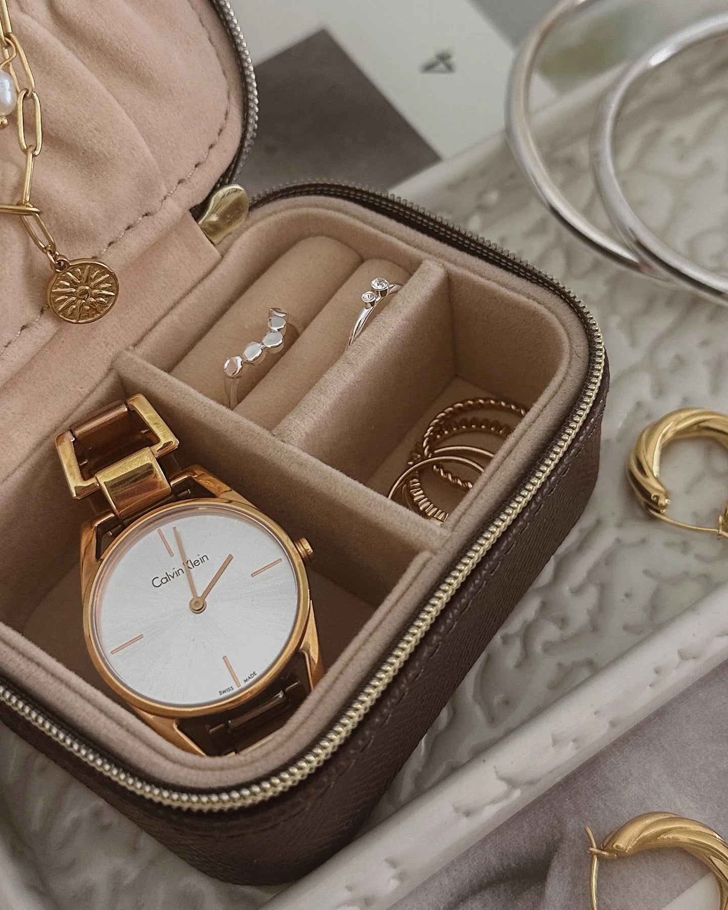 Louenhide Suzie Jewellery Box - Chocolate