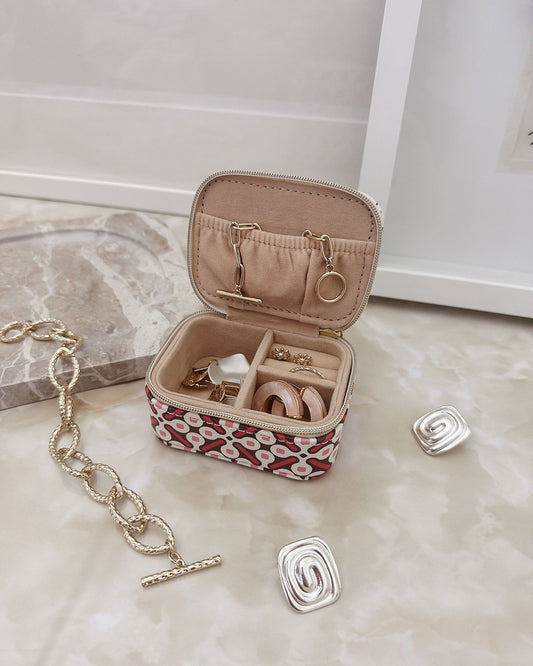 Louenhide Suzie Jewellery Box - Retro Pink