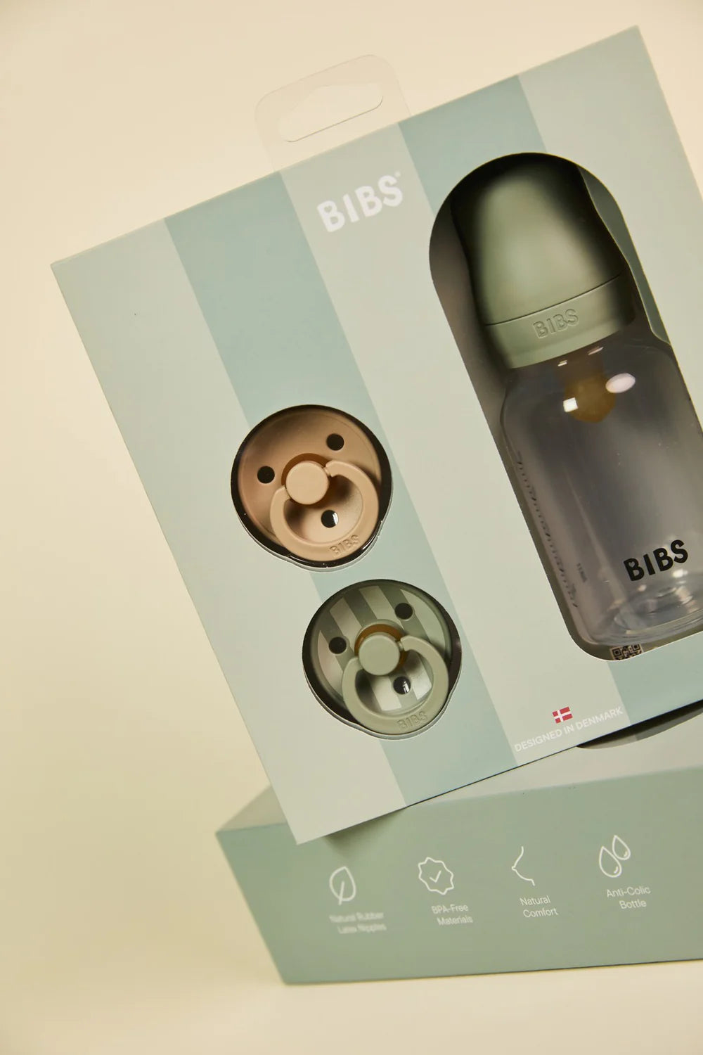 BIBS Gift Set, Baby Sprinkle - Sage