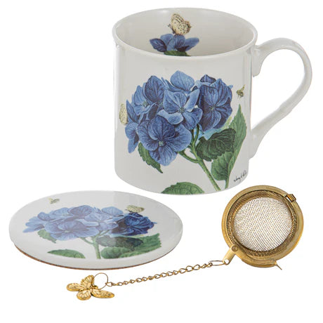 Garden Blue Hydrangea Tea Gift Set
